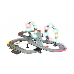 Racing Track 2 Cars Controllers Loop Lights Slot Cars