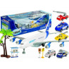 Big Airport Set Repülőgép 55 cm + autók + figurák