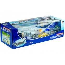 Big Airport Set Repülőgép 55 cm + autók + figurák