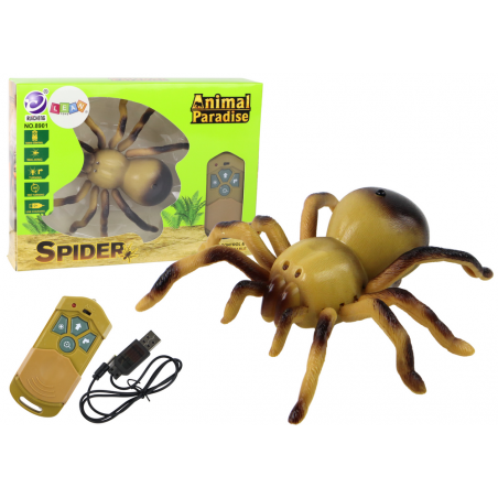 Távirányítós Spider tarantula Remote R/C sárga