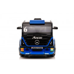 Akkumulátoros autó Mercedes XMX622B Félpótkocsi Navy Blue LCD