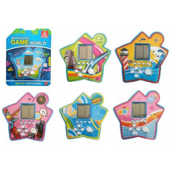 Brick Game Electronic Tetris Portable Star Blue