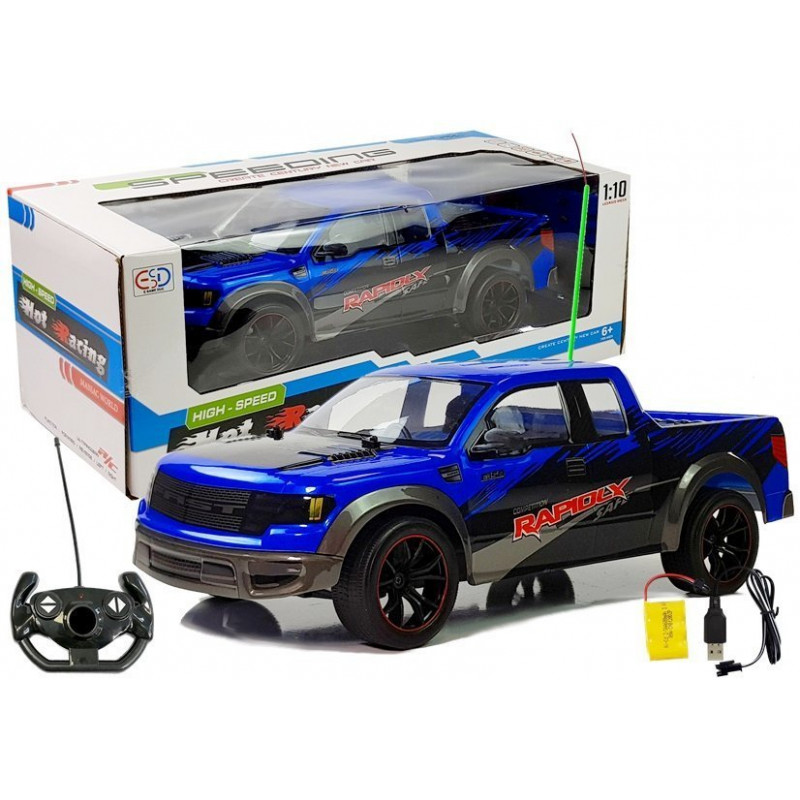 R/C autós pick-up 1:10 kék