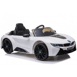 BMW I8 JE1001 Electric Ride autófehéren