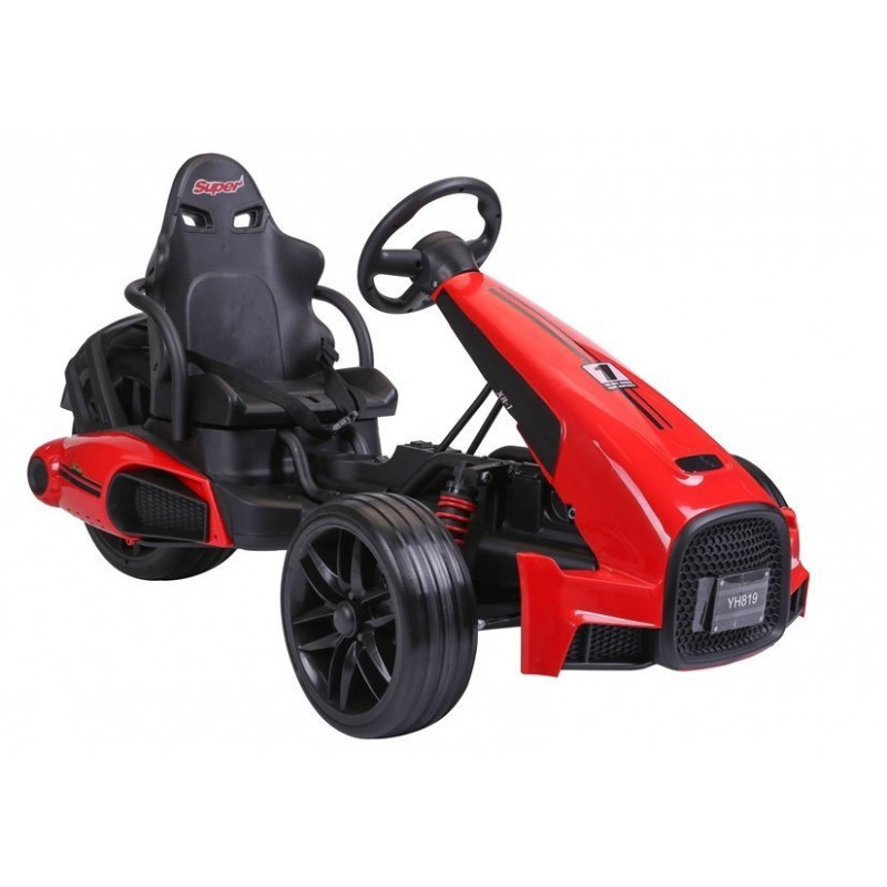 CH9939 elektromos ráhajtható gokart piros