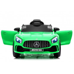 Elektromos felhajtható autó Mercedes AMG GT R zöld