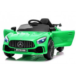 Elektromos felhajtható autó Mercedes AMG GT R zöld