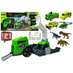 Állítsa be a kamiont Dinosaurs Transporterrel