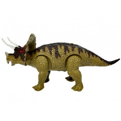 Dinosaur Triceratops Rex elemmel működő zöld