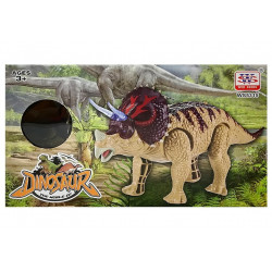 Dinosaur Triceratops Rex elemmel működő zöld