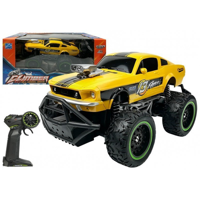 Távirányítós autó off-road R/C Yellow High Wheels