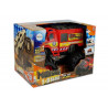 Monster Auto Firetruck Guard nagy kerekek 1: 8 40 cm x 30 cm x 35 cm