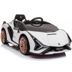 Elektromos utazás Lamborghini Sian White autón