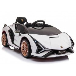 Elektromos utazás Lamborghini Sian White autón