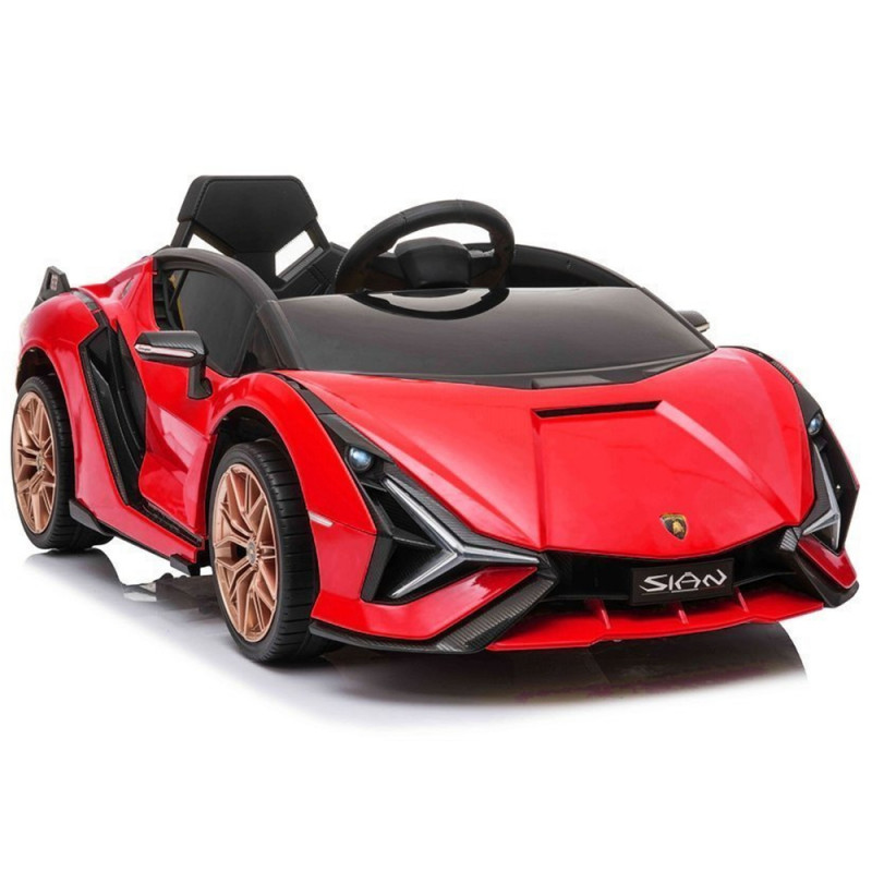 Elektromos utazás Lamborghini Sian Red autón