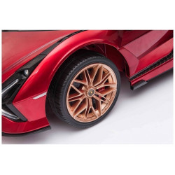 Elektromos utazás Lamborghini Sian Red autón