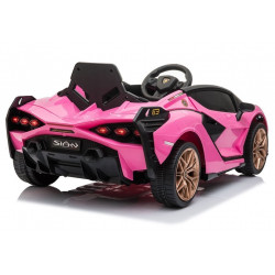 Electric Ride On Car Lamborghini Sian Pink