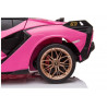 Electric Ride On Car Lamborghini Sian Pink