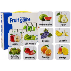 Oktatási Puzzle Fruit Jigsaw Puzzle 10 Connections