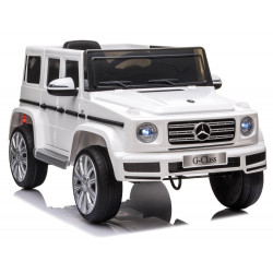 Elektromos ráhajtható autó Mercedes G500 fehér