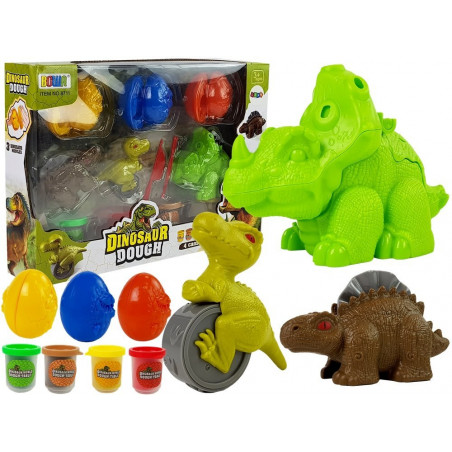 Play Daugh Dinosaurs Eggs Mold 12 Pieces 4 Colors