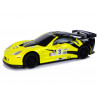 Sportautó R/C 1:24 Corvette C6.R sárga 2,4 G lámpák