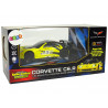 Sportautó R/C 1:24 Corvette C6.R sárga 2,4 G lámpák