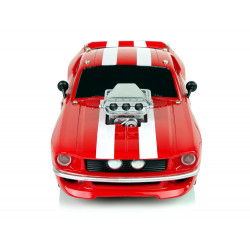 R/C sportautó 1:16 Red White Stripes Pilot