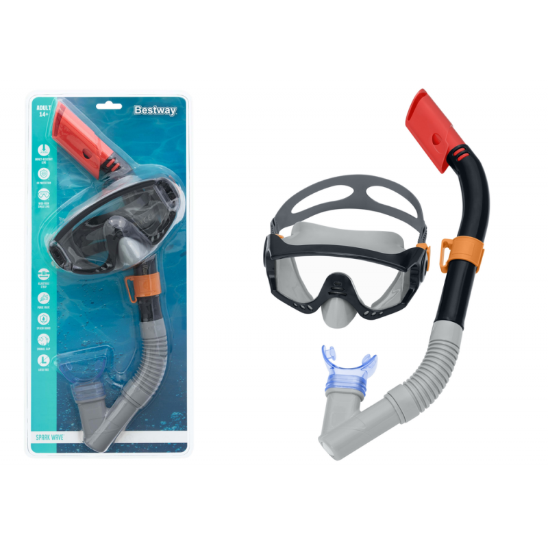 Búvárkészlet Black Mask Snorkel Bestway 24068