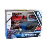 Car Robot Transformers 2in1 Pilot R/C Light Sound Drift Color Red