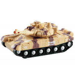 Military Tank Army 1:20 Brown Moro Sound Lights