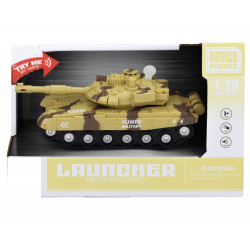 Military Tank Army 1:20 Brown Moro Sound Lights