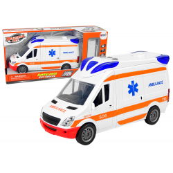 Interaktív Ambulance + Hordágy Fény és hanghatások! Ajtók nyitása