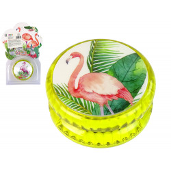 Jojo Handicraft Game with Flamingo Egy időtlen játék, sárga YoYo