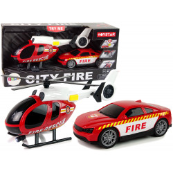 Helikopter Auto Fire Brigade Vehicle Set Sound