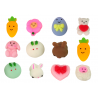 Easter Eggs Squishy Rabbit Toy Pack 12 db