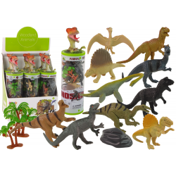 12 db dinoszaurusz figurából álló készlet