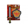 Knight Set Sword Foam Shield Pixel téma