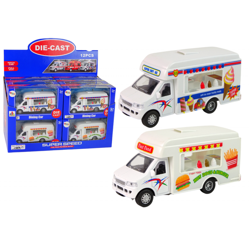 Auto Camper Fagylaltozó Fast-Food Resorcs Friction Drive 2 modellek