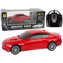 Auto R/C BMW M3 piros távirányító lámpák