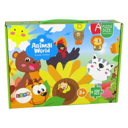 Rejtvények gyerekeknek Animal Puzzle 100 db.