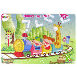 Oktatási Jolly Train Puzzle 120 darab