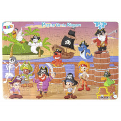 Oktatási puzzle Pirates Jigsaw Puzzle 120 darab