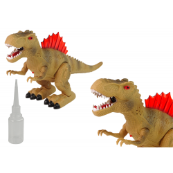 Dinosaur Breathes Fire Steam Lights Battery Pack Barna