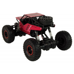 RC Car Big Wheels 1:16 Black Red Kormányozható