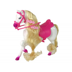 Szett Doll Horse Kiegészítők Korona kék ruha