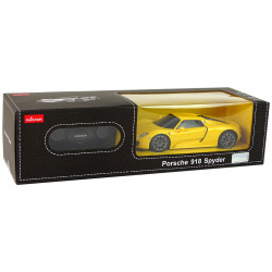 Autó R/C Porsche 918 1:24 Rastar Yellow