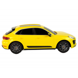 Autó R/C Porsche Macan Turbo 1:24 Rastar Yellow