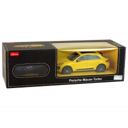 Autó R/C Porsche Macan Turbo 1:24 Rastar Yellow