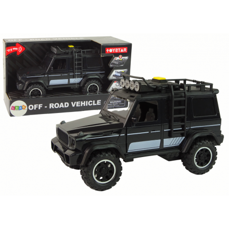 Off-Road Car 1:14 Friction Drive Fekete